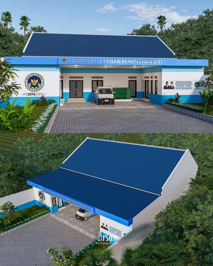 Desain fasilitas dapur SPPG